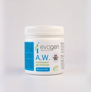 Біопрепарат (деструктор) Evogen Septic Plus для септиків і вигрібних ям 1647237627/500 фото