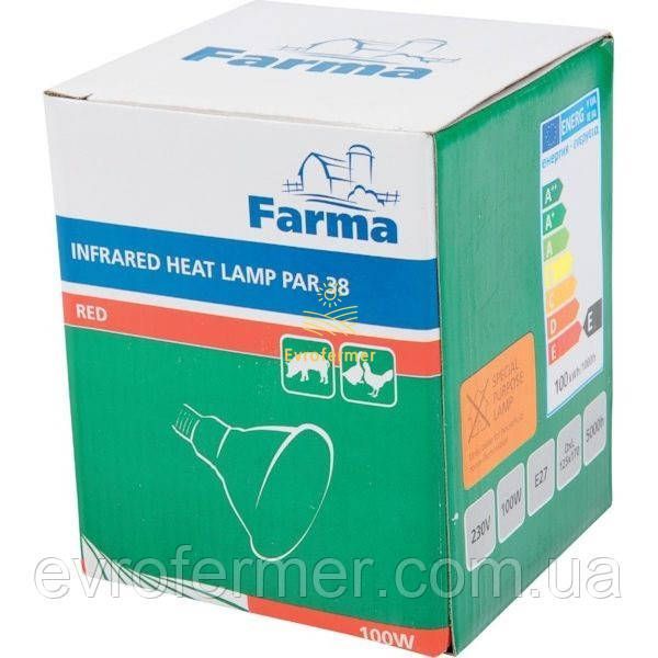 Инфракрасная лампа Farma PAR38 175W красная 806268365 фото