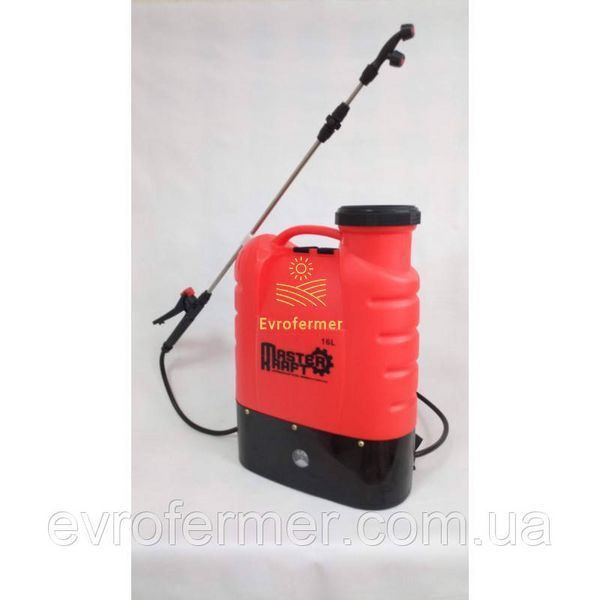 Обприскувач акумуляторний Master Kraft 8 Ah 16 л KF 16C 16 фото