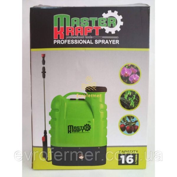 Обприскувач акумуляторний Master Kraft 8 Ah 16 л KF 16C 16 фото