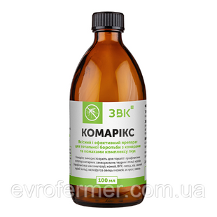 Комарікс препарат для боротьби з комарами та комахами комплексу гнус 100 мл КОМ-100 фото