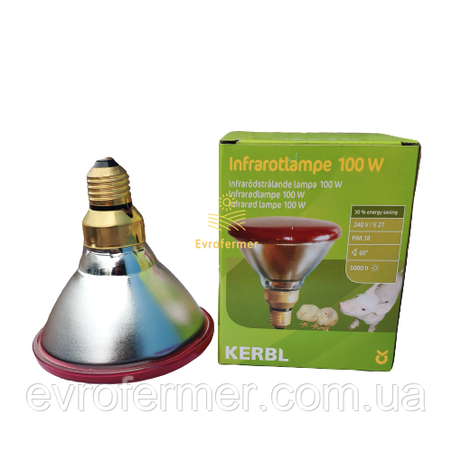 Інфрачервона лампа PAR38 100W, Kerbl Німеччина 1291887819 фото