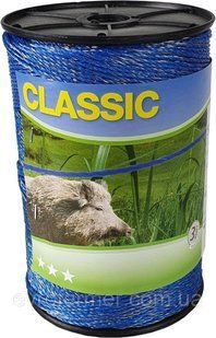 Шнур для електропастуха CLASSIC WILD HOG 500 м синій, 6x0.20 мм, 3,87 Ом Німеччина 449098 фото
